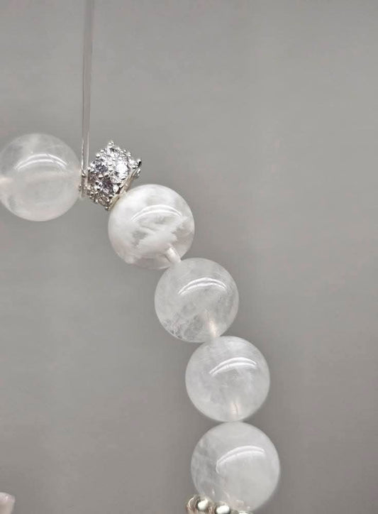 White Snow Phantom Quartz 12.3mm