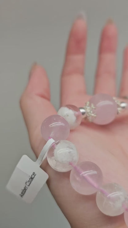 Pink Snow Phantom Quartz 12.3mm