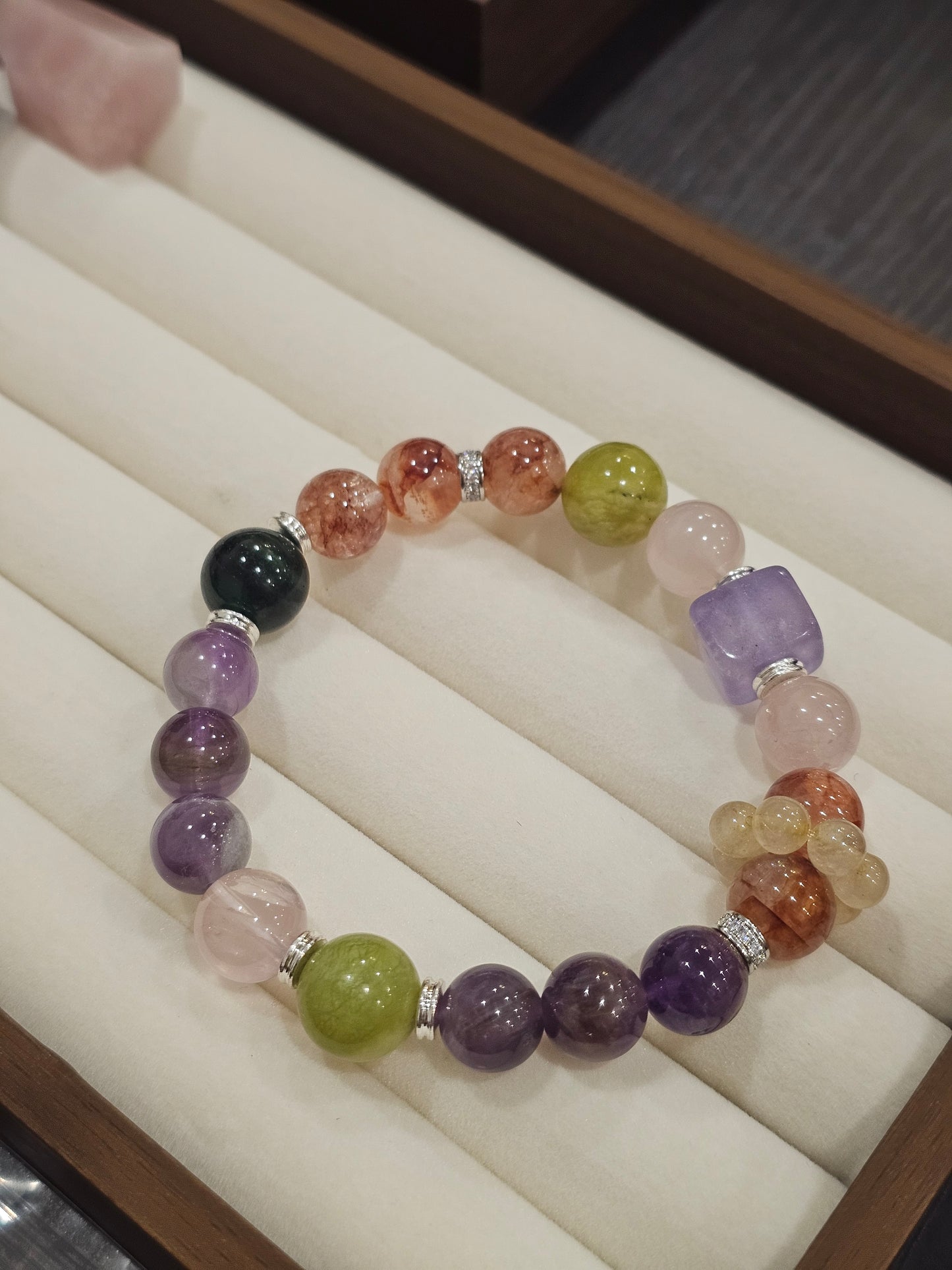 Natural Multi-Gemstone Energy Bracelet 10mm