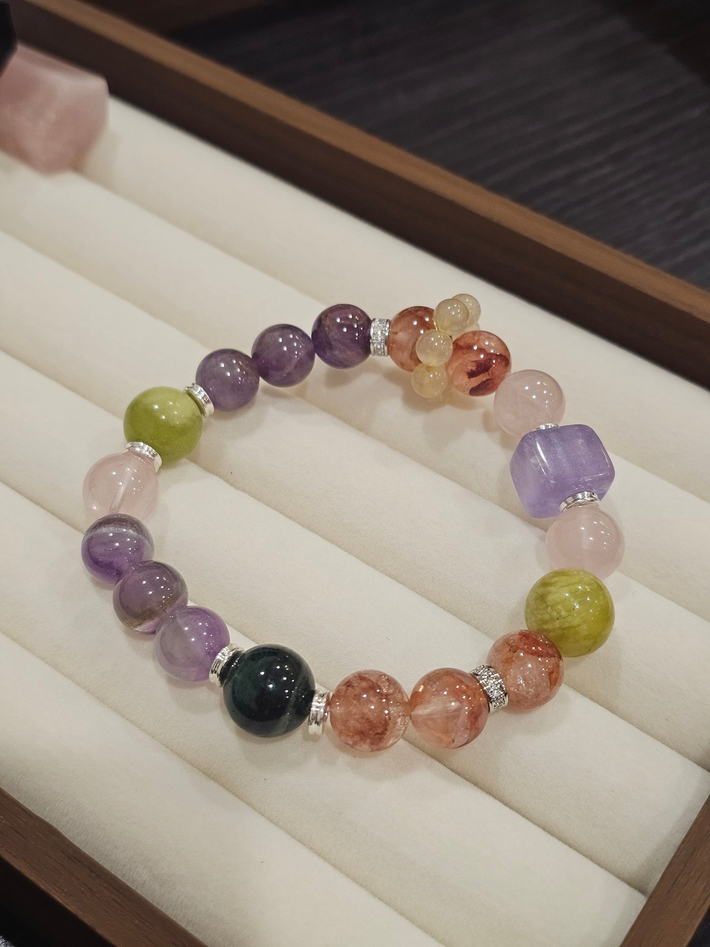 Natural Multi-Gemstone Energy Bracelet 10mm