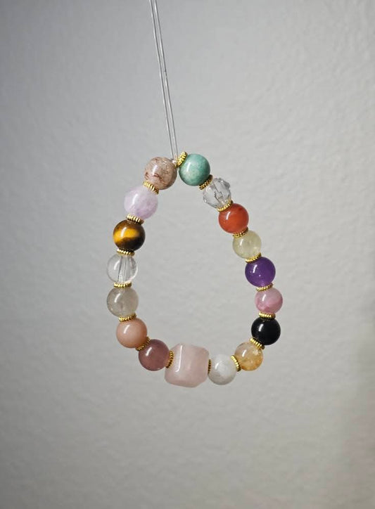 Harmony & Energy Multi-Gemstone Bracelet 10.5mm