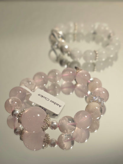 Pink Snow Phantom Quartz 12.3mm