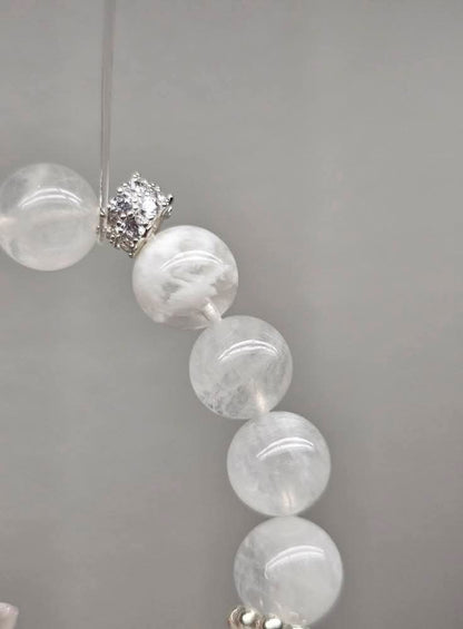 White Snow Phantom Quartz 12.3mm 