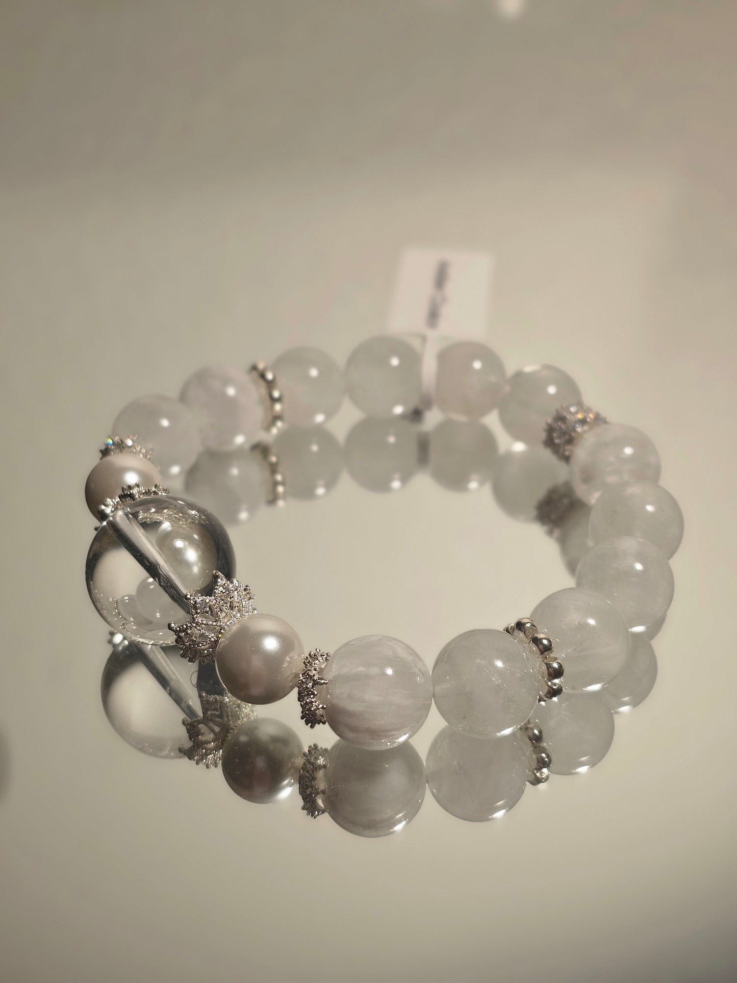 White Snow Phantom Quartz 12.3mm 