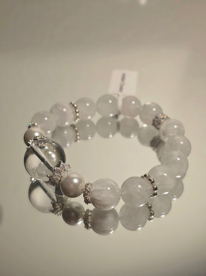 White Snow Phantom Quartz 12.3mm 