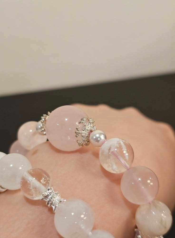 Pink Snow Phantom Quartz 12.3mm