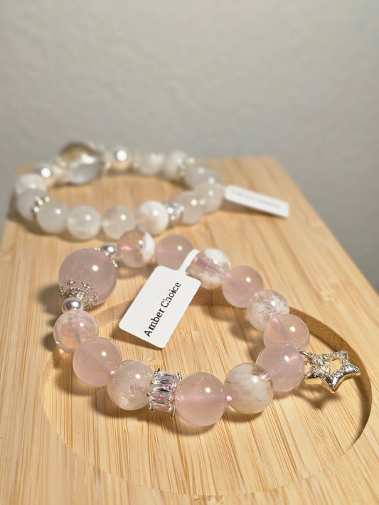 Pink Snow Phantom Quartz 12.3mm